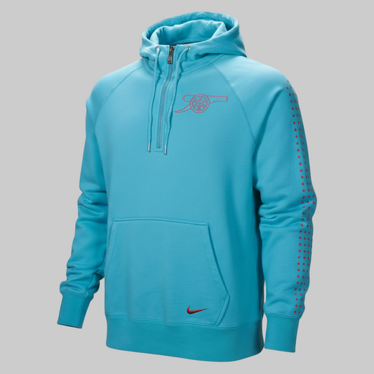 NIKE ARSENAL FC SUDADERA CON GORRA AUTENTICA AW77 CON ½ CIERRE 0