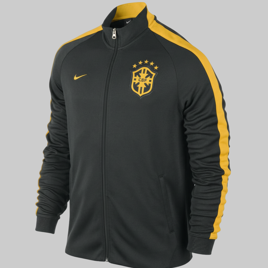 NIKE BRASIL CHAMARRA AUTÉNTICA N98 COPA MUNDIAL FIFA 2014 Negro 0