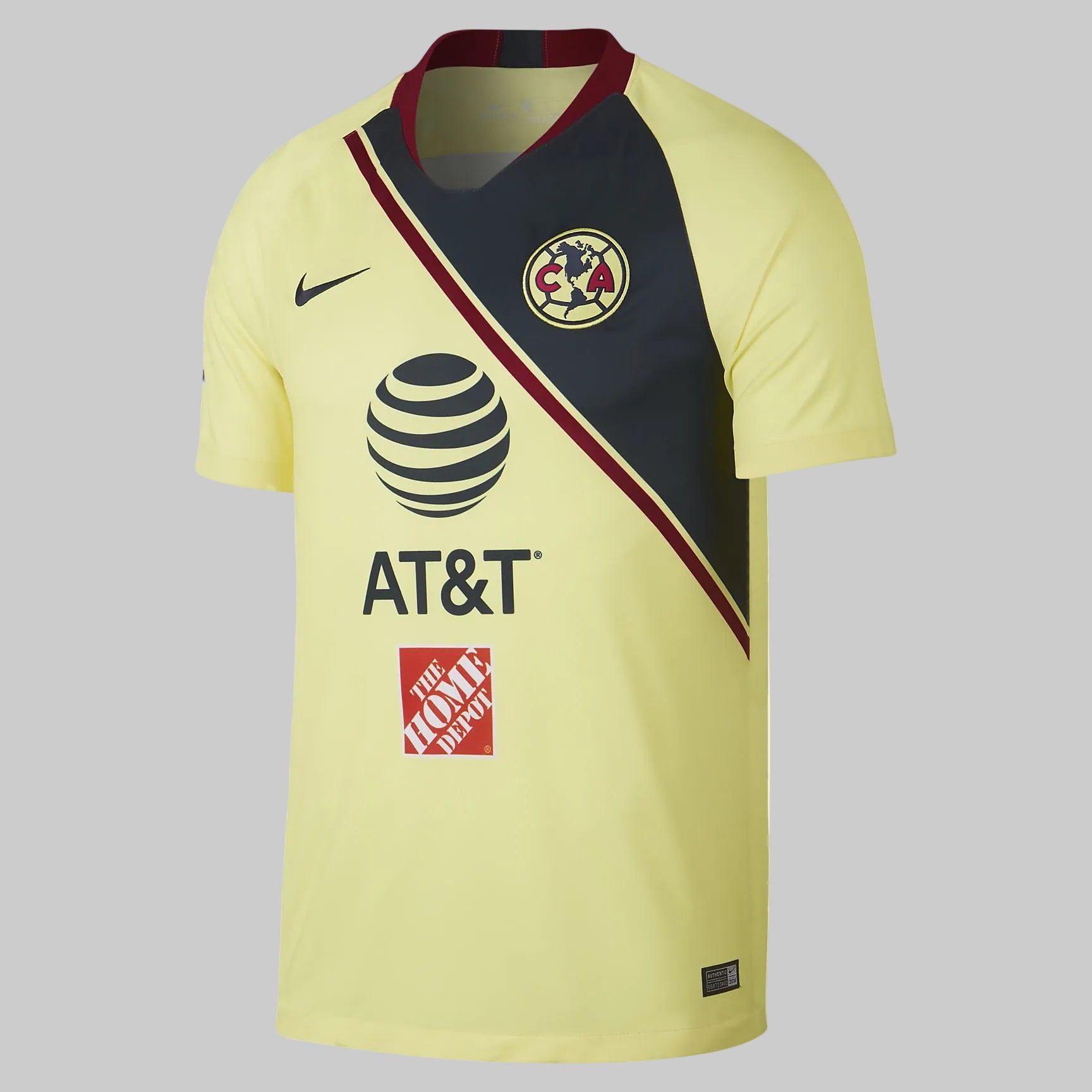 Nombre REINOSO y Numero 8 Oficial con Escudo Club America Temporada 2018-19