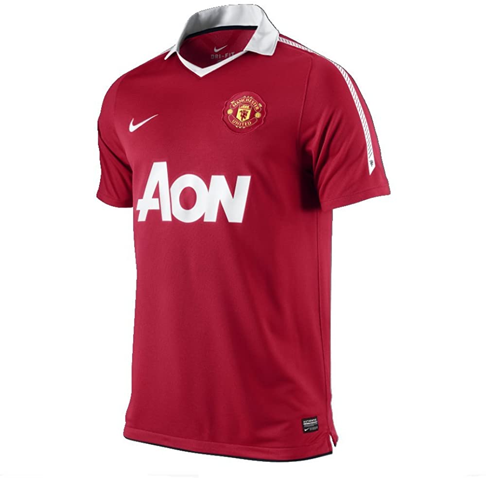 Jersey Nike Manchester United Home 2010/11 personalizado con Chicharito #14 vista frontal
