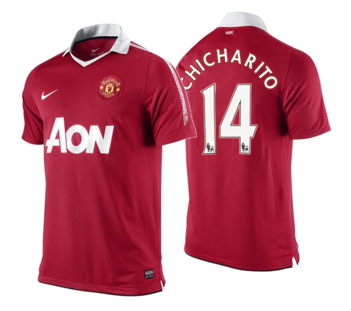 NIKE CHICHARITO MANCHESTER UNITED JERSEY DE CASA PARA NIÑOS 2010/11 5