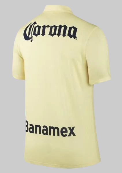 Vista de la espalda de la playera Nike de local del Club América campeonato Apertura 2014, tejido Dri-FIT microperforado original sin número, condición BNWT.