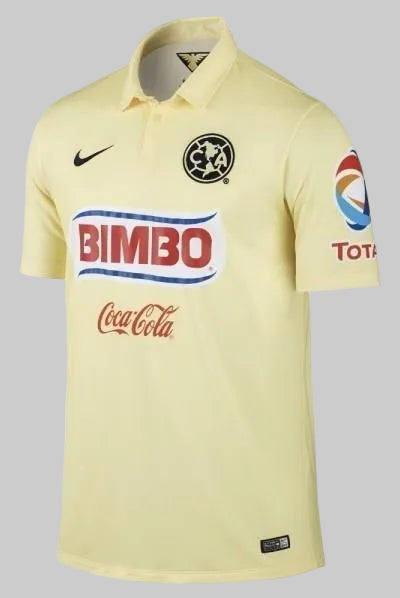 Vista frontal del Jersey Nike Club America de Local 2014/15, disponible en Futbol90MX, codigo 619163-707