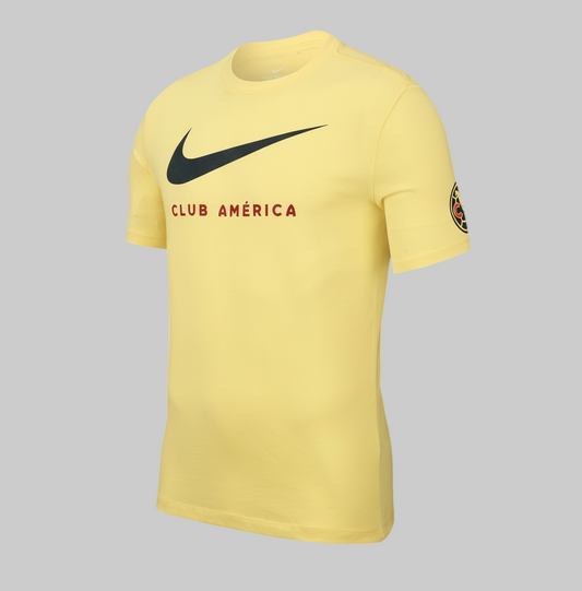 NIKE CLUB AMERICA PLAYERA SWOOSH GRANDE 2019 Amarillo 3