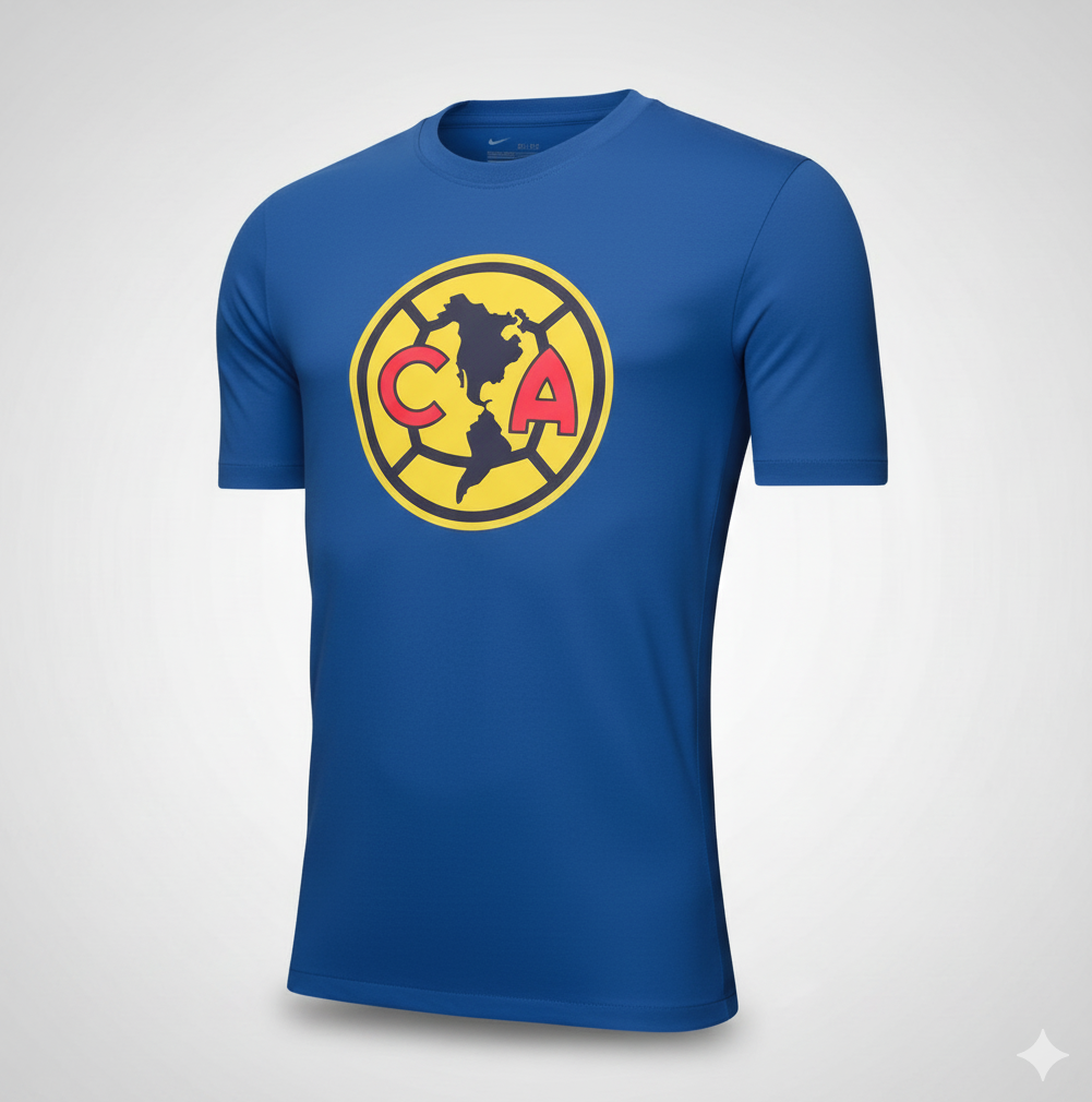NIKE CLUB AMÉRICA PLAYERA CREST Azul 1