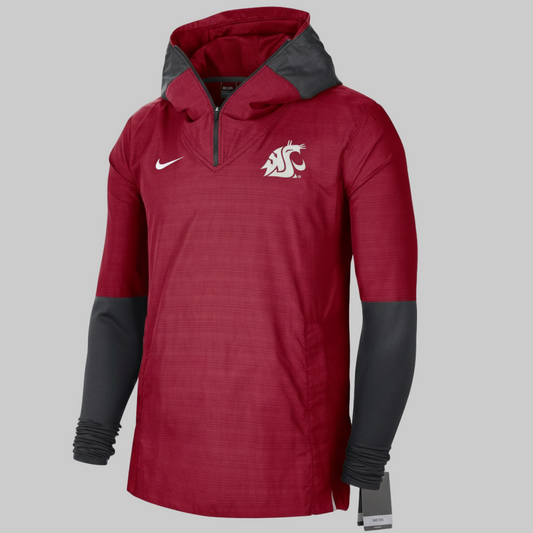 NIKE COLLEGE WASHINGTON STATE COUGARS CHAMARRA CON GORRA ON FIELD 1