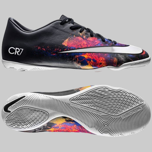 Tenis de fútbol sala Nike Mercurial Victory V CR7 Gala negros con brillo 684875-003