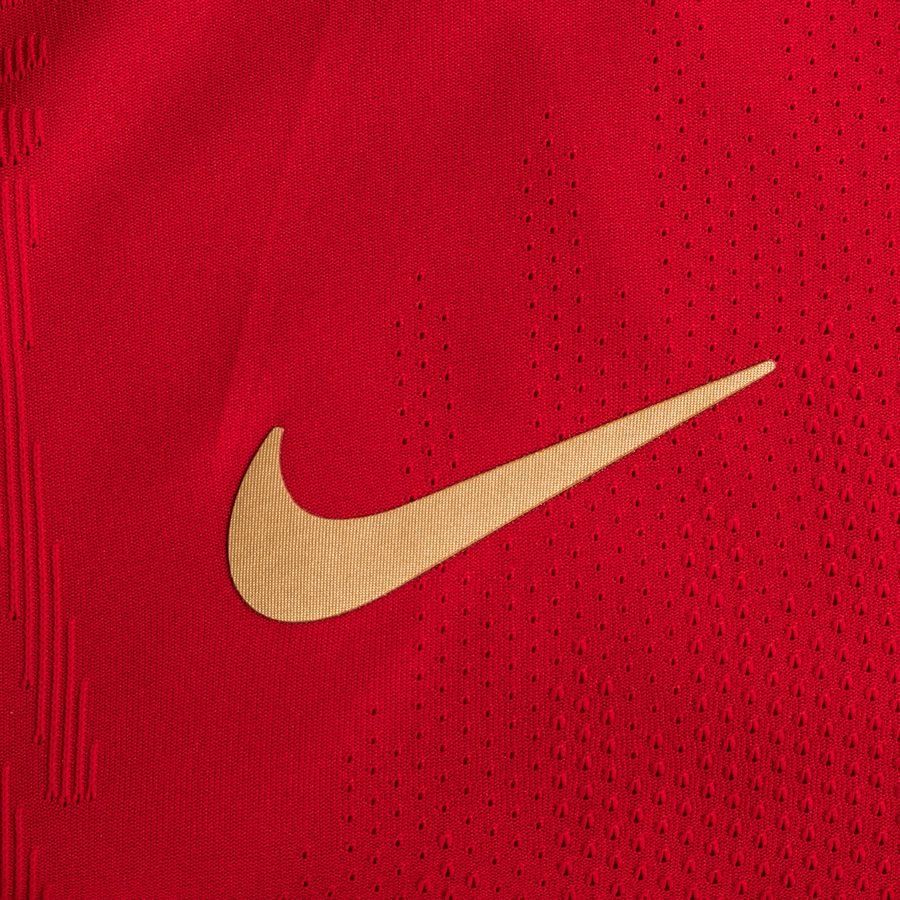 Logotipo de Nike termosellado en Jersey Vapor Match Home Portugal 2020 2021 de Cristiano Ronaldo