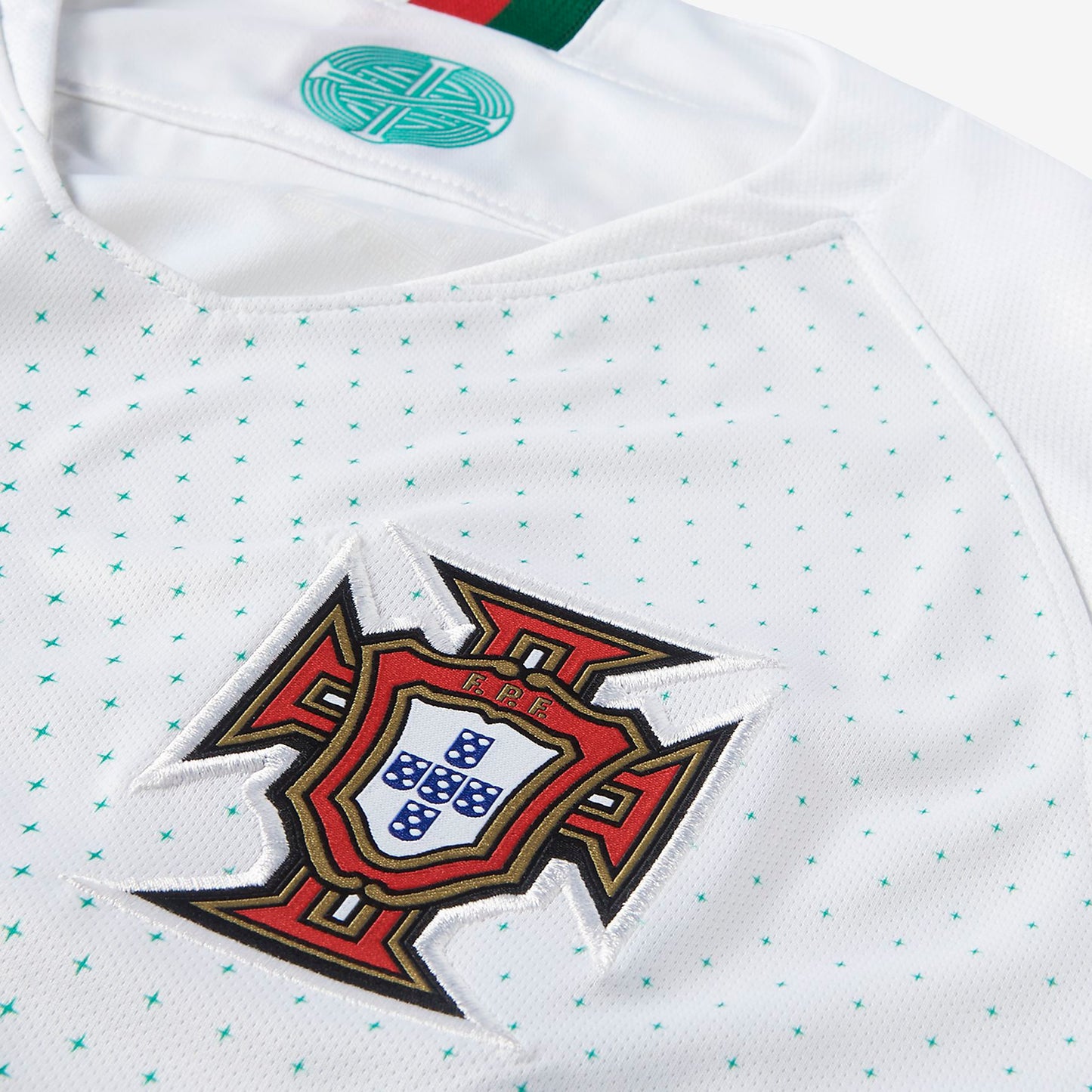 Portugal escudo bordado en Jersey de Portugal Copa Mundial FIFA 2018 de Cristiano Ronaldo