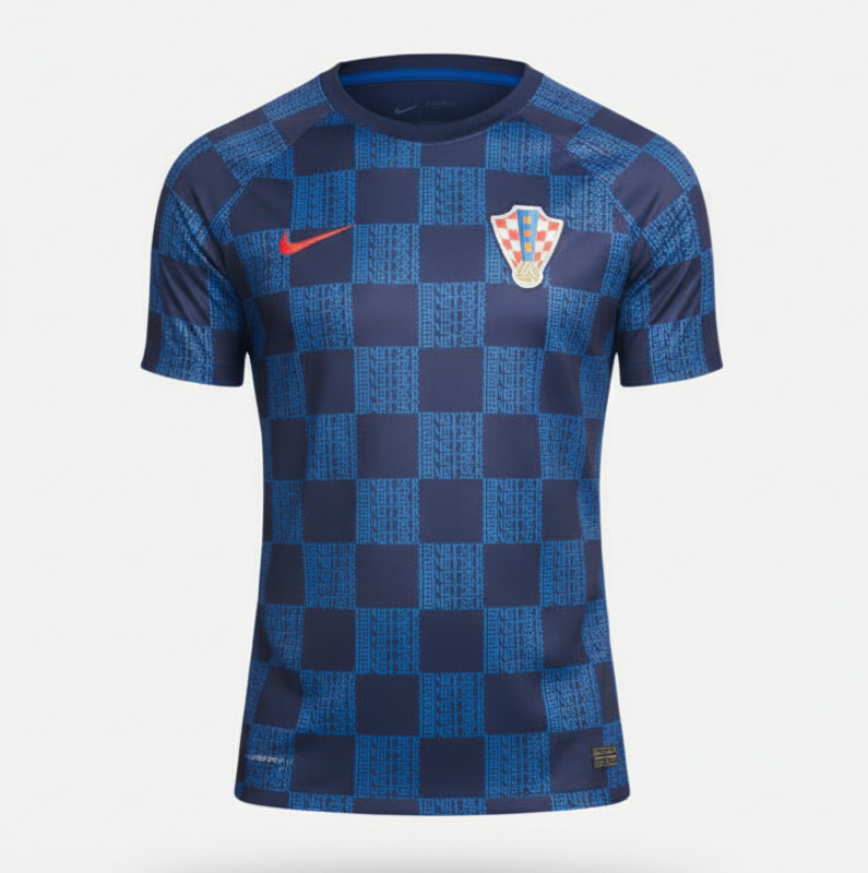 NIKE CROACIA JERSEY PRE PARTIDO DE ENTRENAMIENTO COPA MUNDIAL FIFA 2022 1