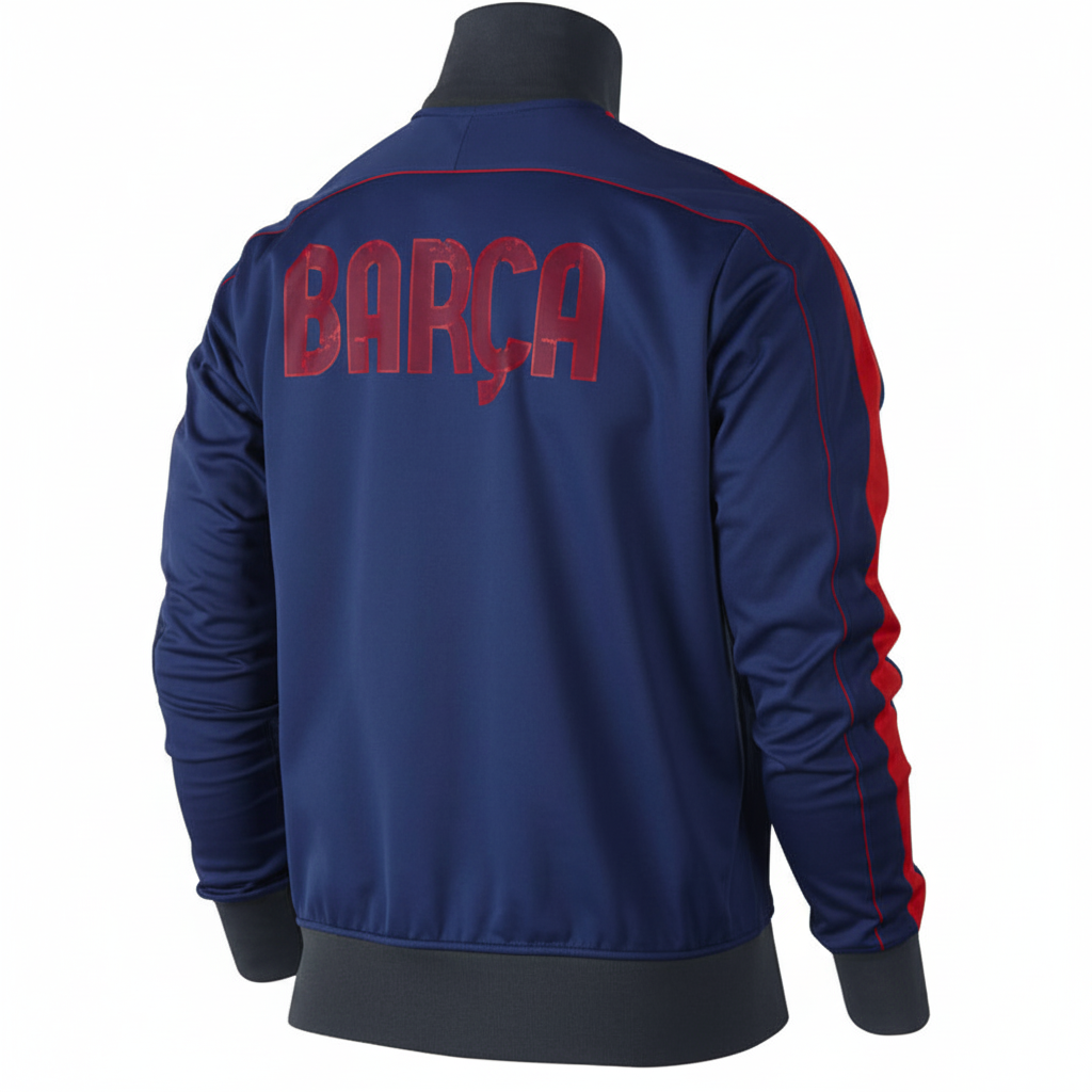 NIKE FC BARCELONA CHAMARRA AUTHENTIC PLAYER ISSUE N98 UEFA CHAMPIONS LEAGUE Azul 2