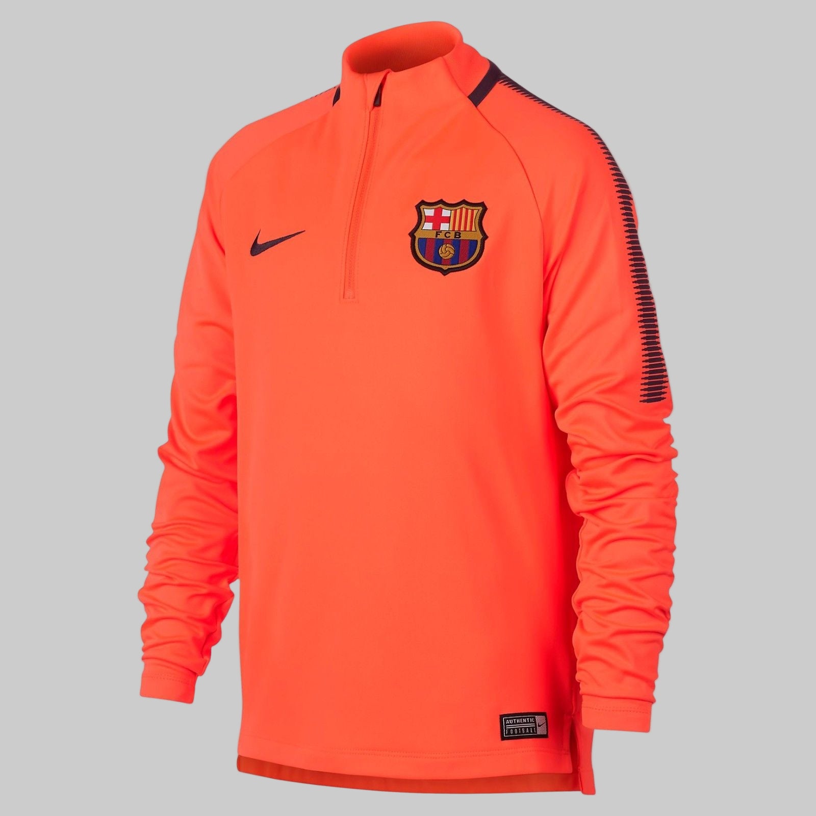 NIKE FC BARCELONA DRY SQUAD SUDADERA DE ENTRENAMIENTO PARA NIÑO 2017/18 Hipercarmesí 1