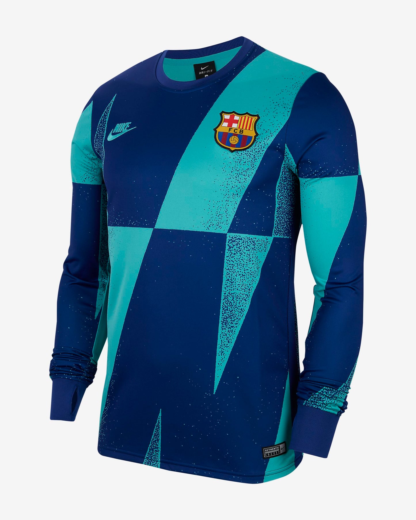 NIKE FC BARCELONA JERSEY DE ENTRENAMIENTO MANGA LARGA PRE PARTIDO UEFA CHAMPIONS LEAGUE 2019/20 4
