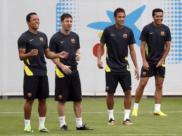 NIKE FC BARCELONA JERSEY DE ENTRENAMIENTO SQUAD UEFA CHAMPIONS LEAGUE 2013/14 3
