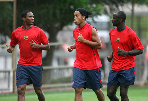 NIKE FC BARCELONA JERSEY DE ENTRENAMIENTO TOTAL 90 2006/07 4