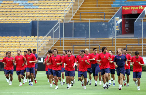 NIKE FC BARCELONA JERSEY DE ENTRENAMIENTO TOTAL 90 2006/07 6