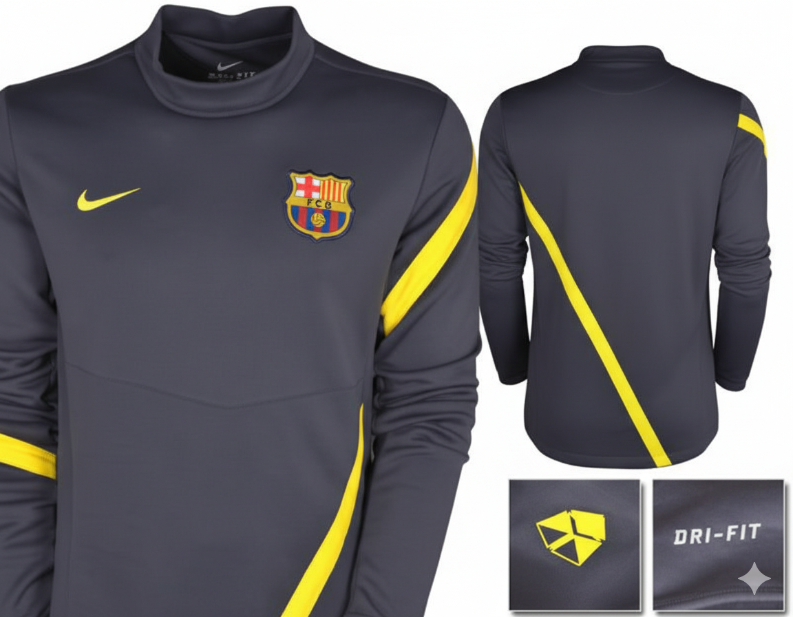 NIKE FC BARCELONA MIDLAYER SUDADERA DE ENTRENAMIENTO 2011/12 6