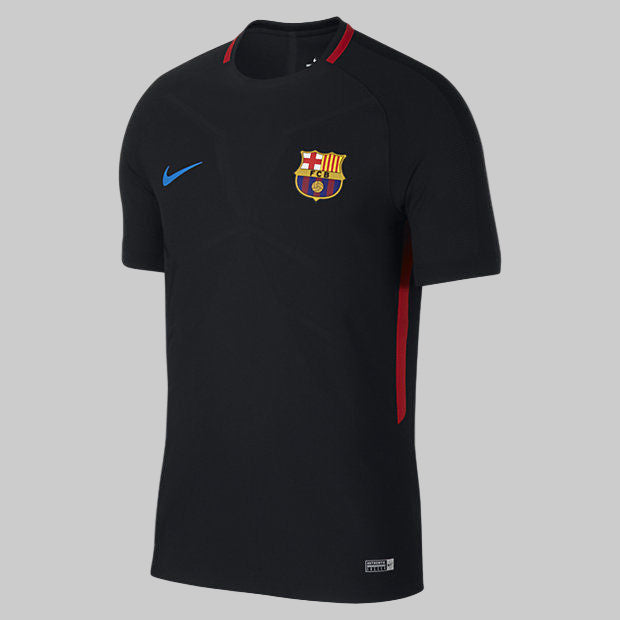 Jersey de entrenamiento Nike FC Barcelona 2017-18 versión Aeroswift de jugador color negro