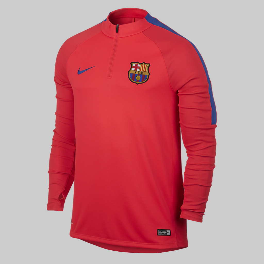 NIKE FC BARCELONA SUDADERA DE ENTRENAMIENTO 2016/17 Carmesi 0