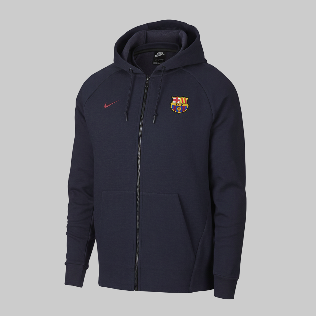 NIKE FC BARCELONA SUDADERA ÓPTICA CON GORRA Y CON CREMALLERA COMPLETA 2018/19 3