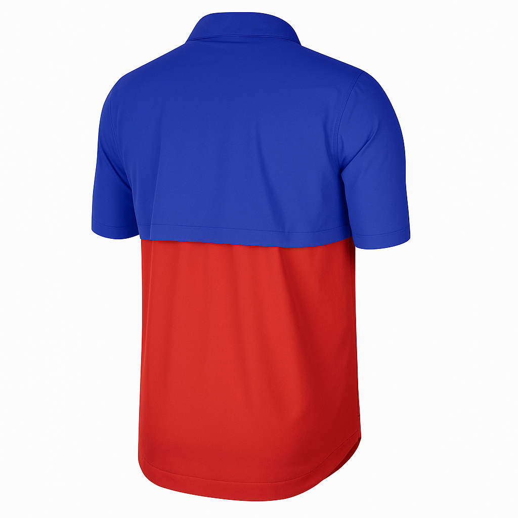 NIKE FOOTBALL SIDELINE COACH CHAMARRA LIGERA DE MEDIO CIERRE MANGA CORTA Azul 2