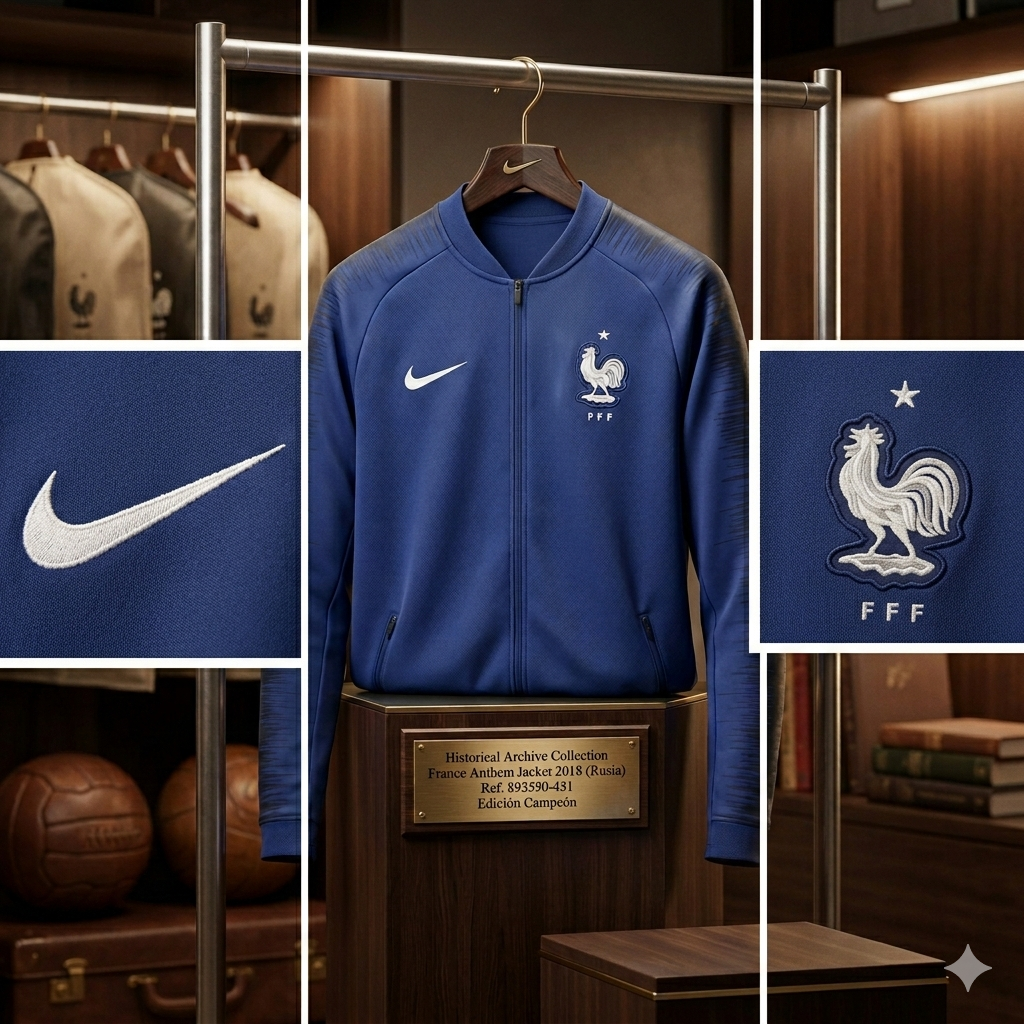 NIKE FRANCIA CHAMARRA ANTHEM COPA MUNDIAL FIFA 2018 4