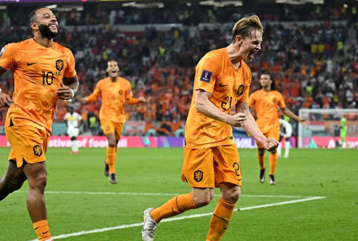 NIKE FRENKIE DE JONG PAISES BAJOS JERSEY DE CASA COPA MUNDIAL FIFA 2022 5