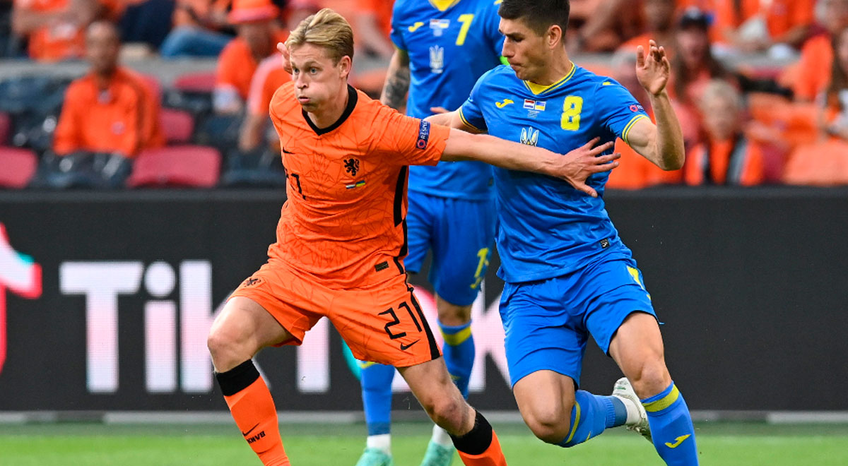 NIKE FRENKIE DE JONG PAISES BAJOS JERSEY DE CASA EURO 2020 2021 4