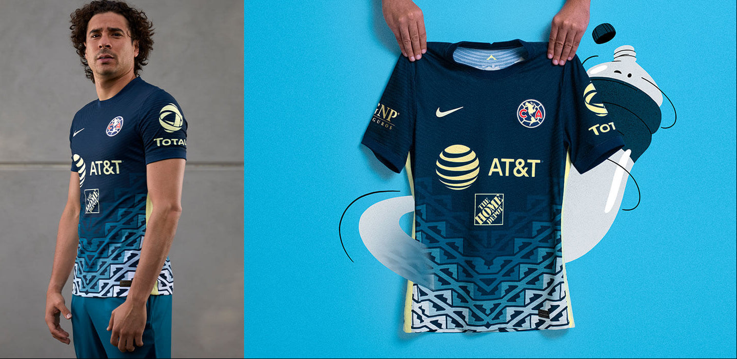 NIKE GUILLERMO OCHOA CLUB AMERICA ADV VAPOR MATCH JERSEY DE VISITA 2021/22 4