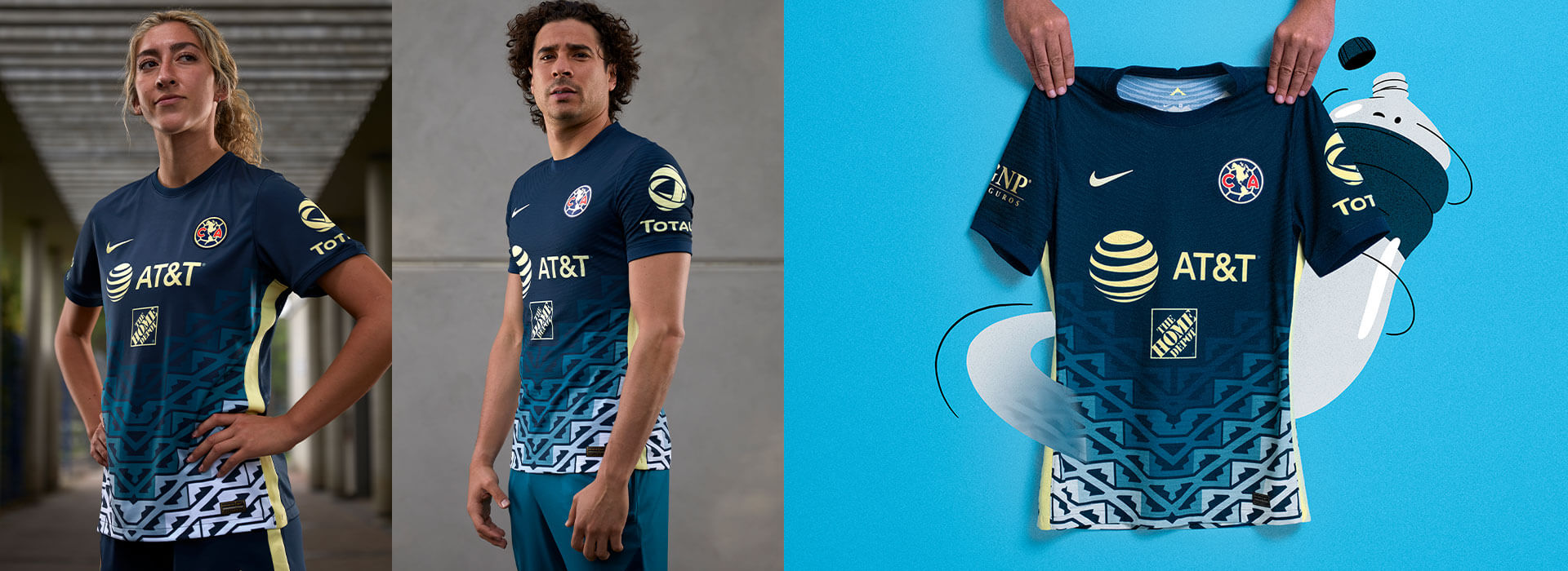 NIKE GUILLERMO OCHOA CLUB AMERICA JERSEY DE VISITA 2021/22 5
