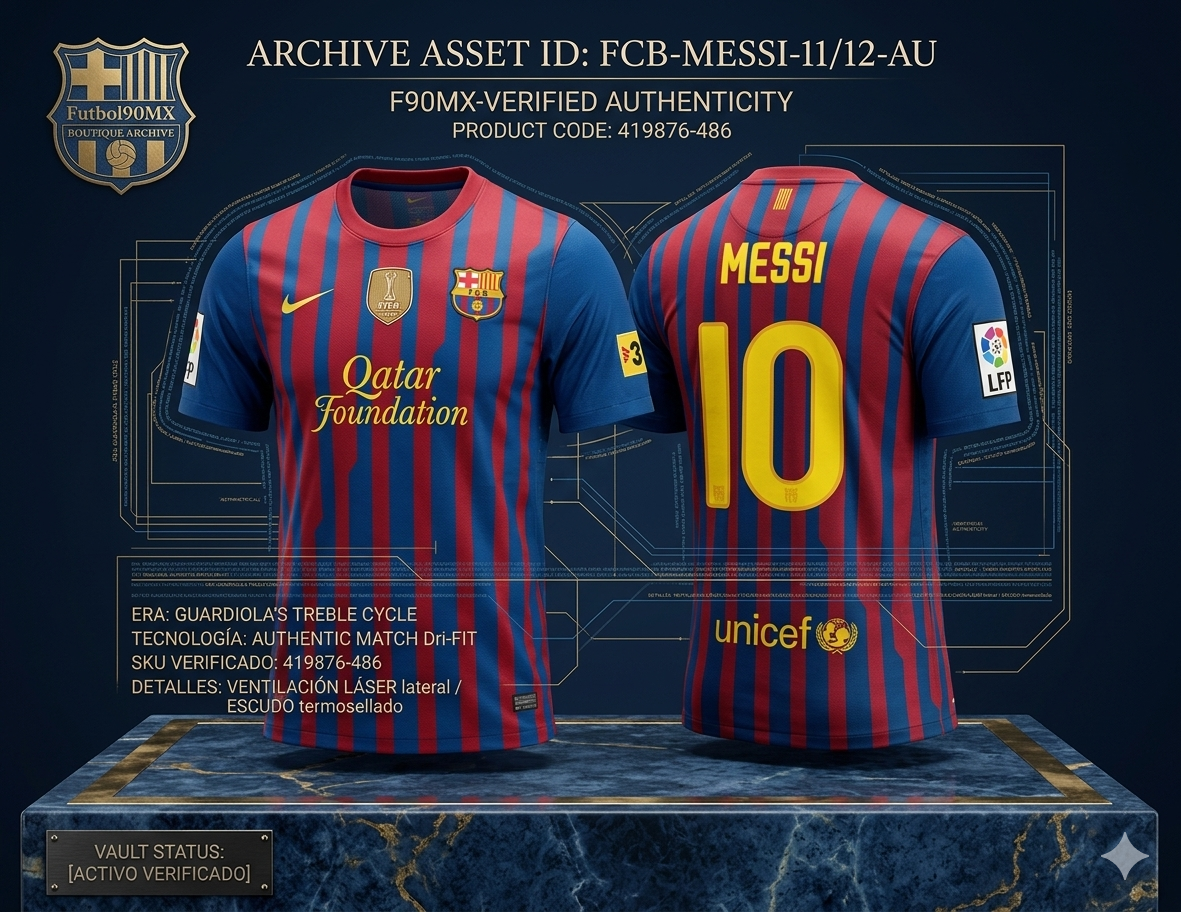 NIKE LIONEL MESSI FC BARCELONA AUTHENTIC MATCH JERSEY DE CASA 2011/12 11