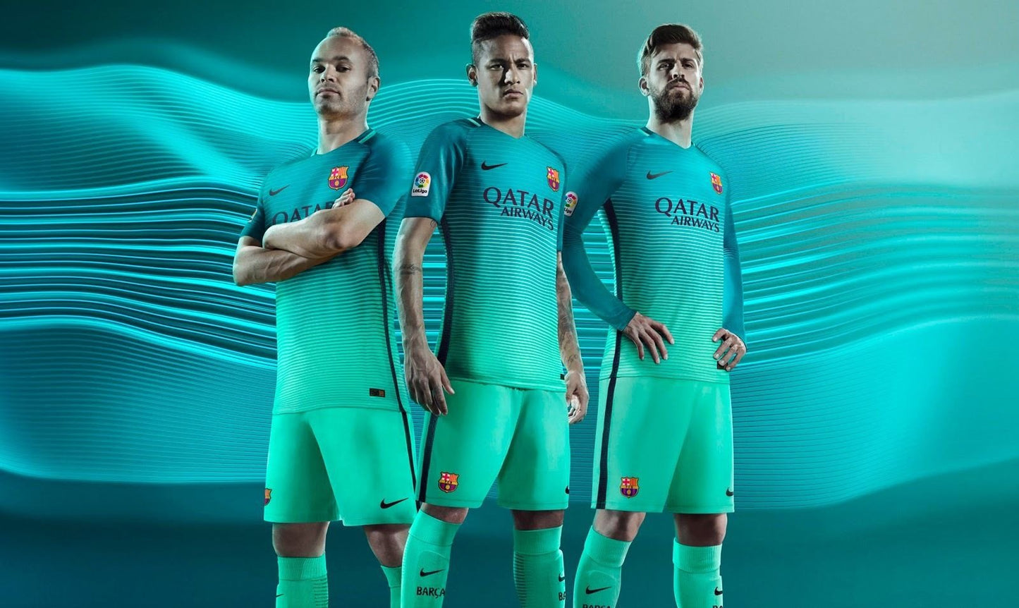 NIKE LIONEL MESSI FC BARCELONA AUTHENTIC VAPOR MATCH JERSEY TERCERO 2016/17 6