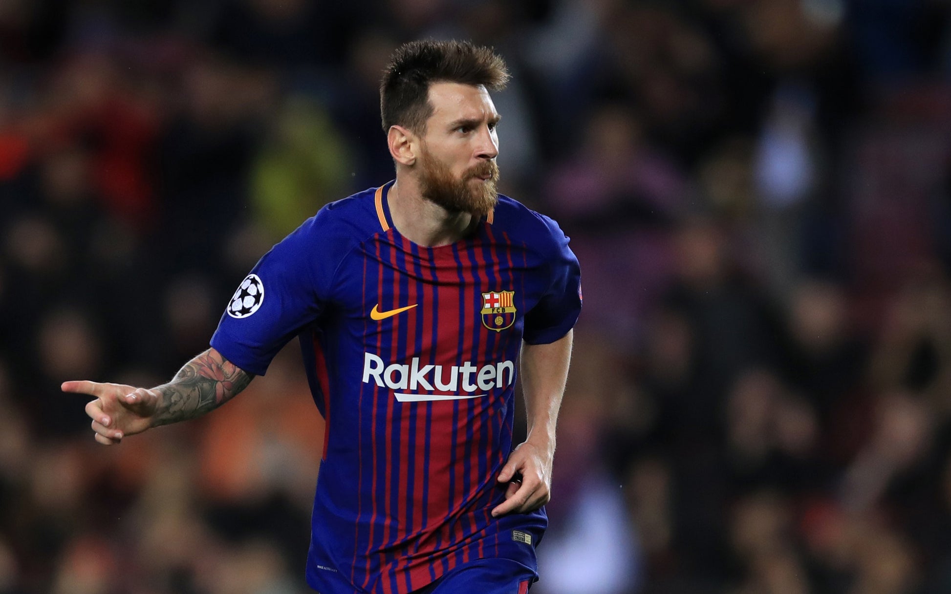 NIKE LIONEL MESSI FC BARCELONA JERSEY DE CASA PARA NIÑO UEFA CHAMPIONS LEAGUE 2017/18 4