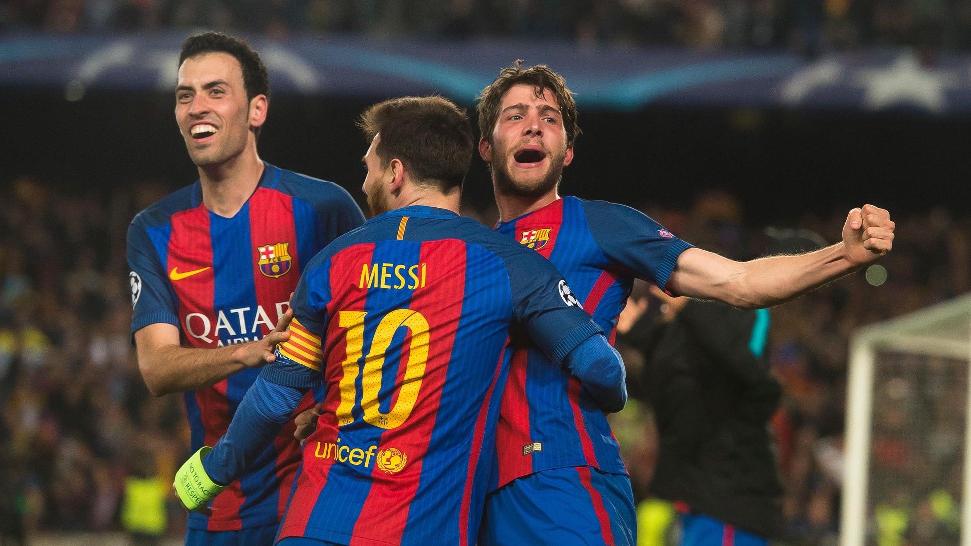 NIKE LIONEL MESSI FC BARCELONA JERSEY DE CASA UEFA CHAMPIONS LEAGUE 2016/17 6