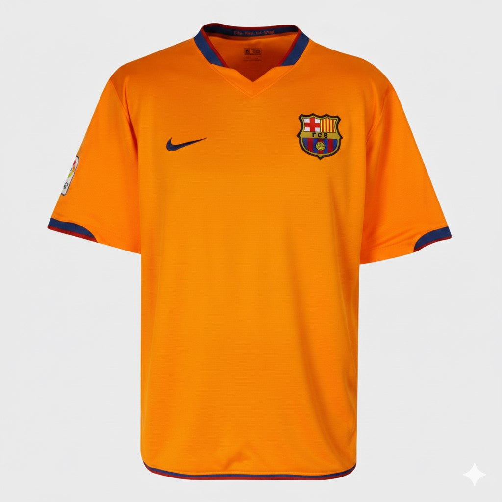 Tecnología Nike Sphere Dry en jersey original del Barça 2006.
