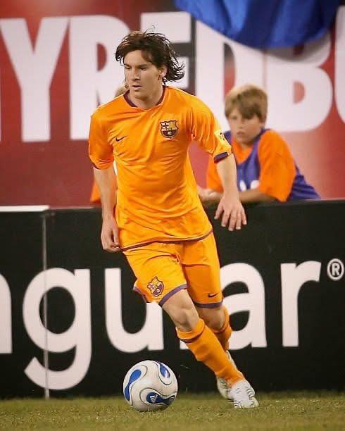 NIKE LIONEL MESSI FC BARCELONA JERSEY DE VISITA 2006/07 4