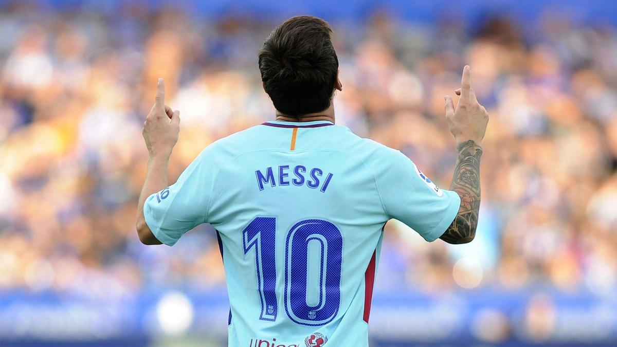 NIKE LIONEL MESSI FC BARCELONA JERSEY DE VISITA 2017/18 4