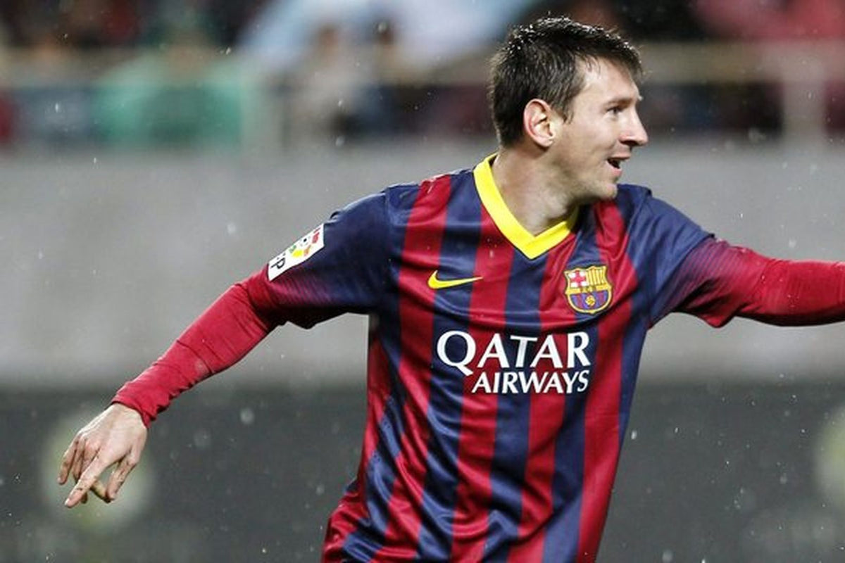 NIKE LIONEL MESSI FC BARCELONA JERSEY LOCAL MANGA LARGA 2013/14 6