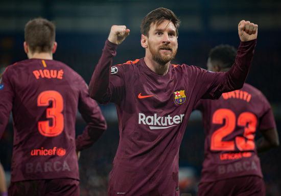 NIKE LIONEL MESSI FC BARCELONA JERSEY TERCERO UEFA CHAMPIONS LEAGUE 2017/18 6