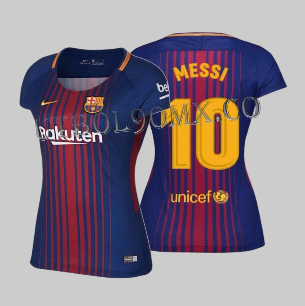 NIKE LIONEL MESSI FC BARCELONA JERSEY DE CASA PARA MUJER 2017/18 1