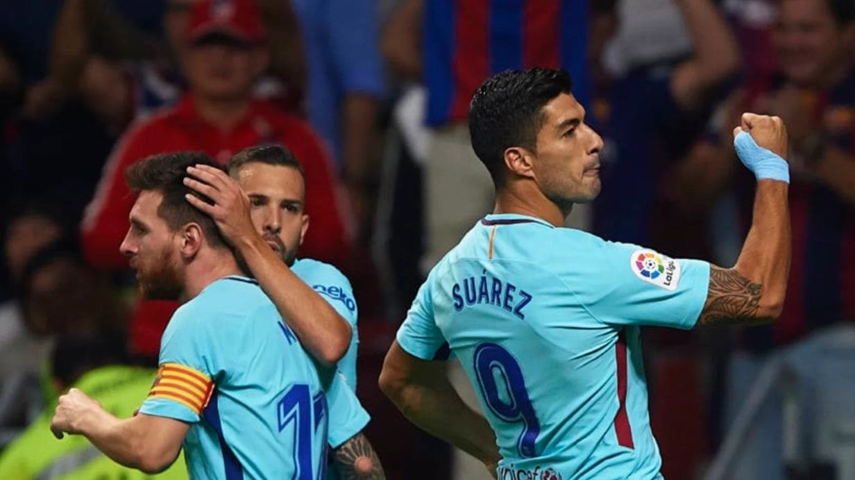 NIKE LUIS SUAREZ FC BARCELONA JERSEY DE VISITA 2017/18 5