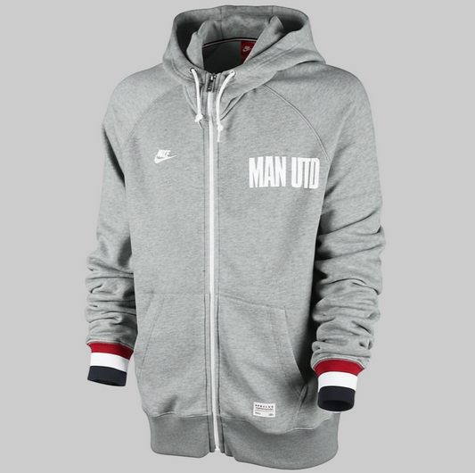 NIKE MANCHESTER UNITED COVERT SUDADERA CON GORRA Y CIERRE COMPLETO 2013/14 1