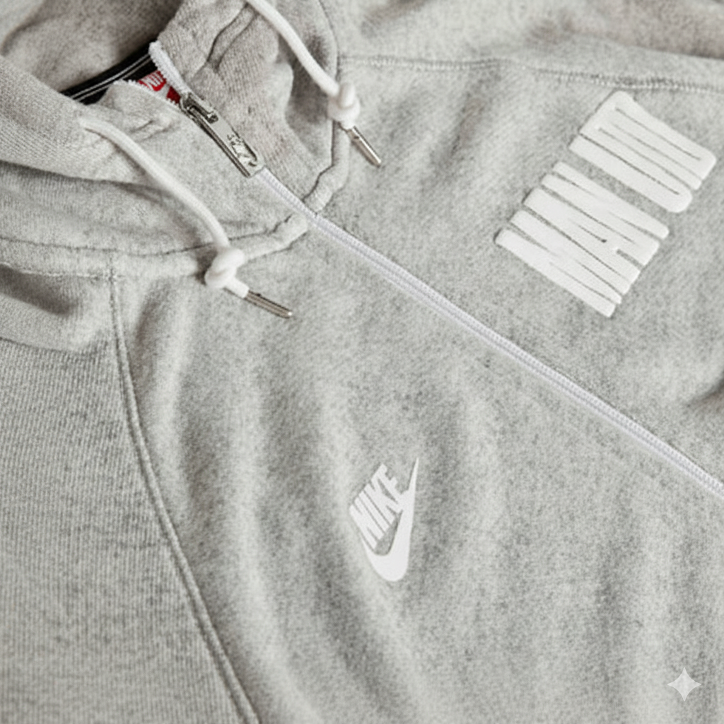 NIKE MANCHESTER UNITED COVERT SUDADERA CON GORRA Y CIERRE COMPLETO 2013/14 4