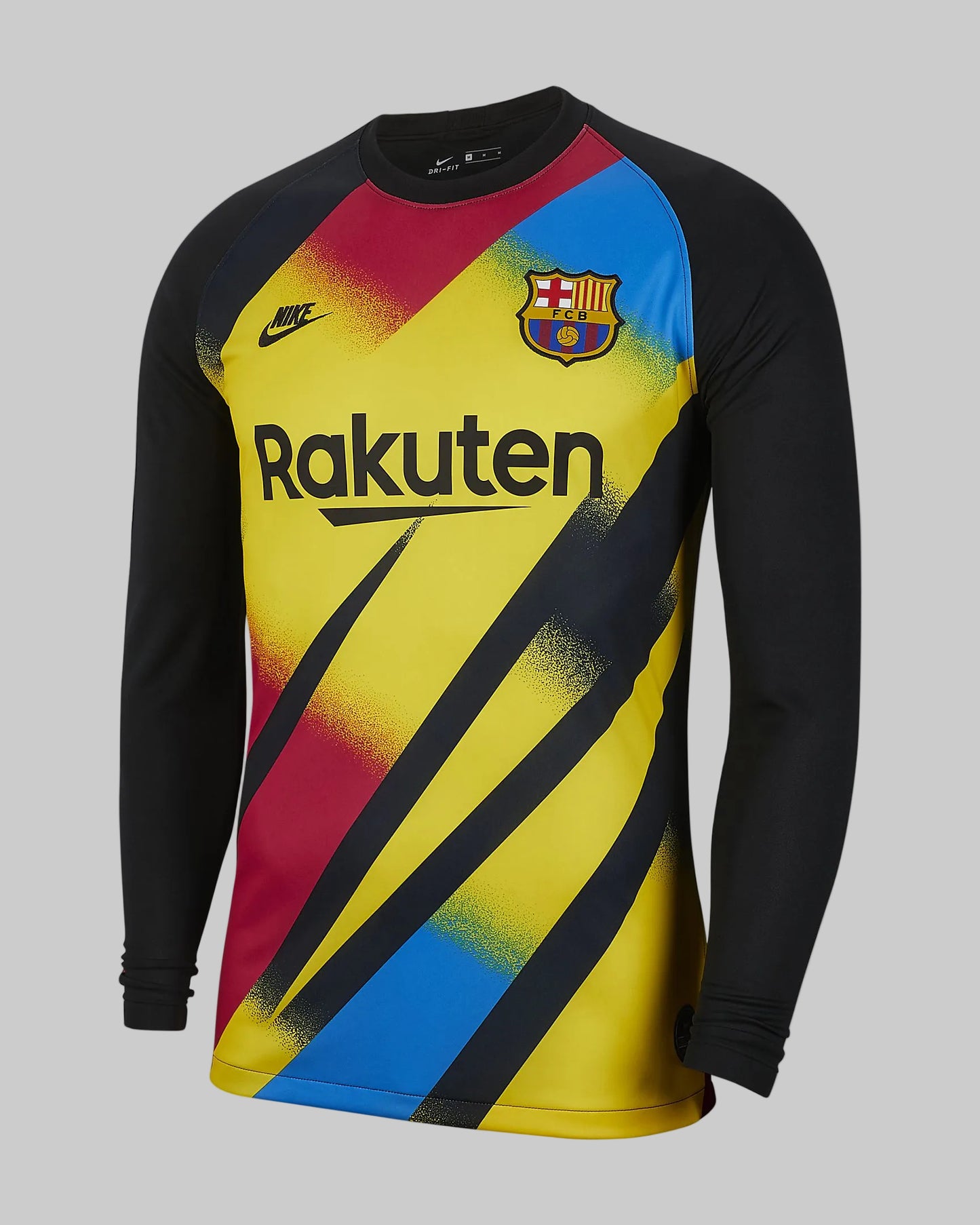 Jersey de portero Nike FC Barcelona 2019-20 Ter Stegen manga larga amarillo y negro nuevo con etiquetas Futbol90MX