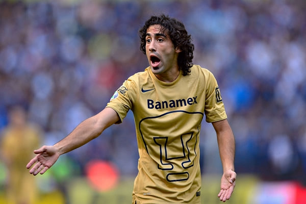NIKE MATIAS BRITOS PUMAS UNAM JERSEY DE CASA 2014/15 3