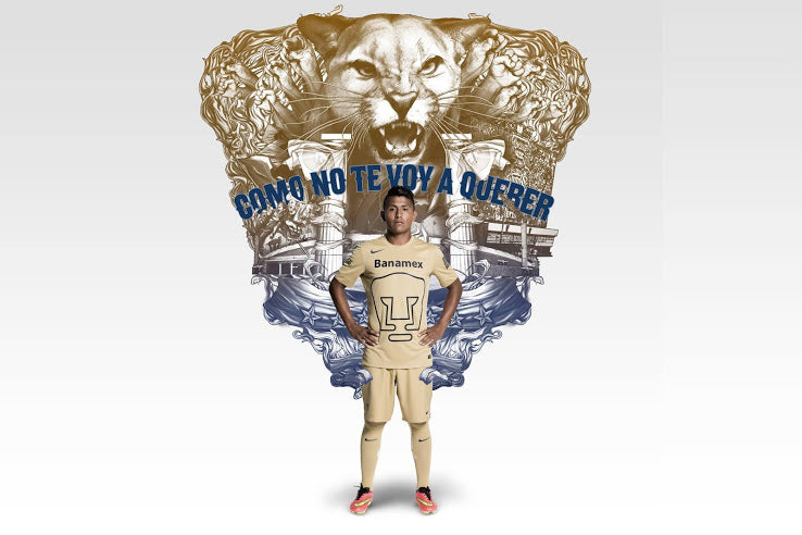 NIKE MATIAS BRITOS PUMAS UNAM JERSEY DE CASA 2014/15 4
