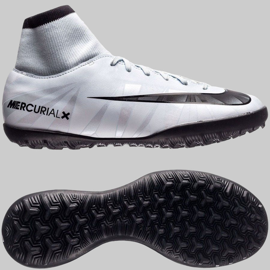 NIKE MERCURIALX VICTORY VI CR7 DF ZAPATOS PARA CESPED ARTIFICIAL TURF PARA NIÑO Azul Tinto 1