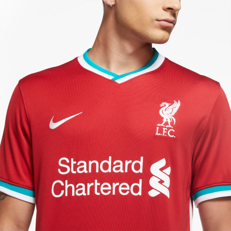 NIKE MOHAMED SALAH LIVERPOOL FC JERSEY DE CASA 2020/21 4