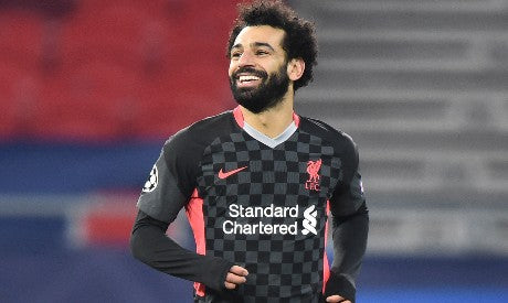 NIKE MOHAMED SALAH LIVERPOOL FC JERSEY TERCERO UEFA CHAMPIONS LEAGUE 2020/21 9