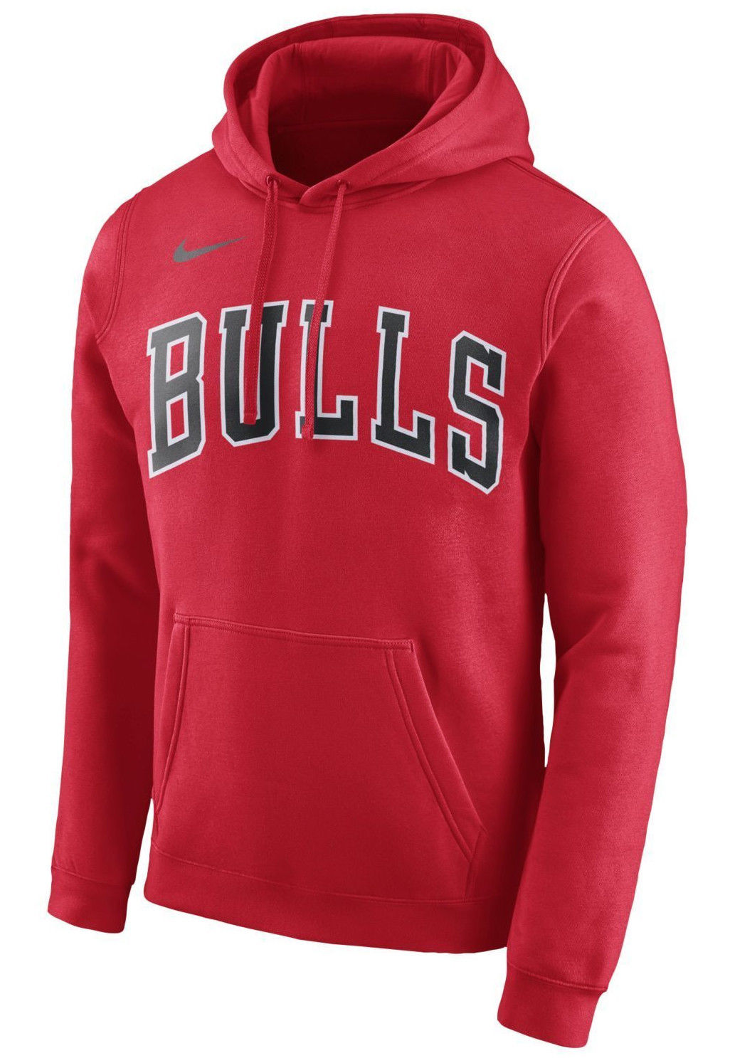 NIKE NBA CHICAGO BULLS CLUB WORDMARK SUDADERA CON GORRA Rojo 5